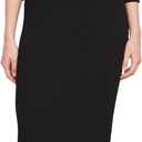 Vince Women's Ribbed Boat Nk (Medium, Black)