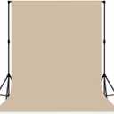 Photo Backdrop Beige Fabric Professional Photography Solution 5x7ft Seamless Design Eliminate Wrinkles Baby Shower Pregnant Women Shooting Scene Background