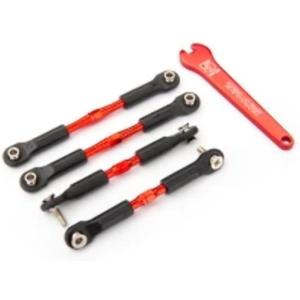 Traxxas 3741X Red-Anodized Aluminum Turnbuckle Set