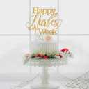Happy Nurses Week Cake Topper, National Nurses Week Cake Decor, Thank You Nurses - We Appreciate You Decor, Nursing School Party Decorations Gold Glitter