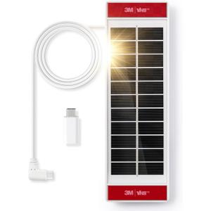 1PCS Solar Panels 1.3 Watt 5.5 Volt for Motorized Blinds, USB-C Plug Mobile Power Mounted on Windows