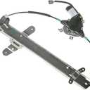 YHTAUTO Front Driver Side Power Window Regulator With 2-Pin Motor Assembly for Lincoln Town Car 1998-2011, Sedan/Limousine