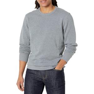 Amazon Essentials Men's Fleece Crewneck Sweatshirt (Available in Big & Tall) (Gray, XL)