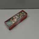 Alloy Candy Cane Bow Napkin Rings (4-Set Pack) - Dinner Napkin Holder & Festive Tabletop Topper for Holiday Table Decor