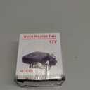 Car Heater, Portable Electronic Auto Fan Heater 12V 200W 2 in 1 Heating/Cooling Function Fast Heating Car Defrost Defogger, Black