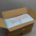 Amazon Basics Dog and Puppy Pee Pads with 5-Layer Leak-Proof Design and Quick-Dry Surface for Potty Training, Standard Absorbency, X-Large, 28 x 34 Inch - Pack of 60, Blue & White