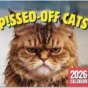 Peed Off Angry Cats Wall Calendar 2026 - Funny Cat Memes, Gifts for Cat Lovers, Monthly Hanging Format, Includes Hilarious Cat-Themed Humor, Ideal for Home or Office Decoration