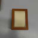 Oirlv Solid Wood Single Watch Display Stand Showcase Jewelry Stand Watch Holder with Pillow (Square Single, Creamy-White)