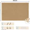 DAHAPYBOO Cork Board Bulletin Board,36x24 Cork Board for Office with Pin Oak Wood Boards,Message Board or Vision Board Decoration.