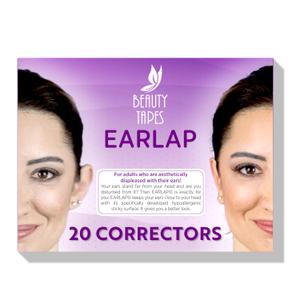 Ear Corrector, Contain 20 Ear Tape, Solve Big Ear Problem with Ear Stickers by Pinning Back Ears, Cosmetic Aesthetic Correctors for Prominent Ears, Waterproof Ear Correctors Sticks for Adults