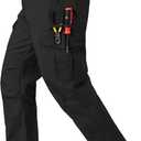 CNBQDD Mens Work Pants Ripstop Waterproof Cargo Pants for Men with 7 Pockets Tactical Hiking Pants