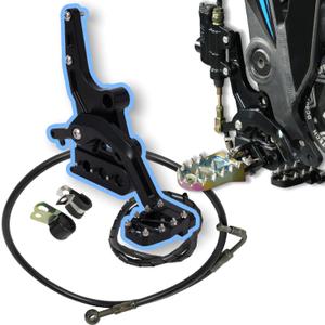 CHANGCHENG Dirt Bike Foot Pedal Lever Kit Aluminum CNC for Talaria Sting MX3 MX4 Electric Dirt Bike, Black