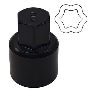 E-Wheel Locking Nut Key Compatible with Toyota Models, Lexus, Tacoma, Wheel Lock Nut Socket Adapter, Anti-Theft Lug Removal Tool, Socket Remover Hand Repair Tool