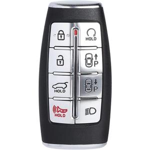 Keyless Entry Remote Control Smart Key for Hyundai Genesis GV70 2021 2022 | Alliskeys 8-Buttons Proximity Key Fob Replacement for Hyundai Genesis GV70 2021 2022 TQ8-FOB-4F35 95440-AR010