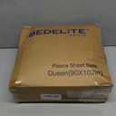 BEDELITE Flannel Sheets Queen Size Bed Set, Luxury Red and Black Plaid Christmas Bedding Set, Super Soft & Warm Fuzzy Fleece Sheets 4 Piece(Include Fitted Sheet, Flat Sheet, 2 Pillowcases)