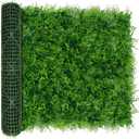 48"x120"(40 SQFT), Artificial Greenery Grass Wall Backdrop UV-Anti
