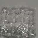 mekueeex 48PCS Mini Cupcake Stand, Tiny Cake Dome with Clear Plastic For Chocolate, Cheese, Coconut Macaroons, Balls, Candies & More