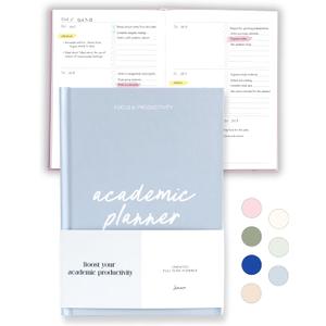 Lamare Academic Planner 2025-2026  Undated Weekly College Student Planner 2025-2026 For Homeschool, High School, College & Nursing Students (Baby Blue)