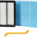 Engine & Cabin HEPA Air Filter Combo-Compatible with Honda CRV CR-V 2.0L Hybrid 2023 2024 2025,Accord 2.0L Hybrid 2023 2024 2025,Civic 2.0L Hybrid 2025