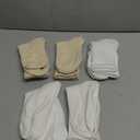 Women Crew Socks Retro Slouch Socks For Women Solid Casual Ribbed Crew Socks Pack of 5