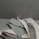 Pack of 4 Couch Throw Pillow Covers 18x18 Inch Neutral Beige/Green/Grey Soft Decorative Chenille Pillow Covers Farmhouse Accent Cushion Covers for Boho Spring Home Decor Sofa Bedroom Living Room