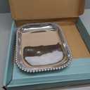Mariposa Pearled Rectangular Platter, Large