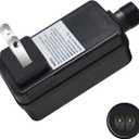 12V 1A 12W Class 2 Power Supply, LED Transformer Replacement, Outdoor Low Voltage Power Adapter, Yard Inflatable Adapter, Plug for String Light, Rope Lights (One Pack)