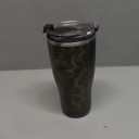 HAUSHOF 20 oz Tumbler, Stainless Steel Vacuum Coffee Tumbler, Durable Insulated Tumbler Cups for Hot and Cold Drinks, Portable Water Tumbler with Lid for Office, Camping, Sports (Camo Green)