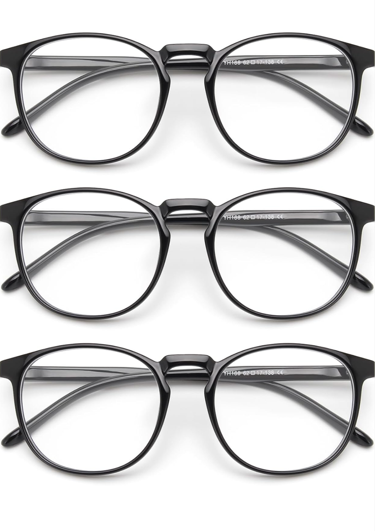 IBOANN Iconic Blue Light Glasses for Woman - Computer Glasses 99% Blue Light Blocking - Anti Eyestrain & UV Glare Protection