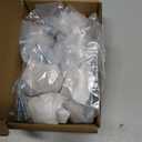 10 Pack Antique Brass Kitchen Cabinet Knobs Cabinet Pulls Drawer Knobs Cabinet Hardware Zinc Knobs for Drawers (Single Hole Knob)