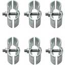 10 Set Chain Link Fence Panel Clamps 1-3/8" Dog Kennel Panel Clamp for Round Pipe Panel Frame
