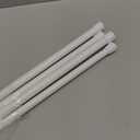 2 Pack White Tension Curtain Rod 17-41inch Adjustable Small Spring Loaded Curtain Rods No Drilling Spring Tension Rods Short Tension Rod Closet Rod Expandable for Windows Doorway Cupboard Bars