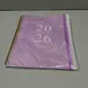 2026 Planner - Weekly Monthly Planner 2026 from January 2026 to December 2026 with 12 Monthly Tabs, Flexible Cover, Inner Pocket, 8.5" x 11", Purple