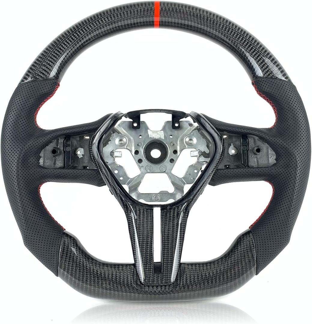 Car Steering Wheel For Infiniti q50 q60 Carbon Fiber Steering Wheel 2017 2018 2019 2020 2021 2022 2023 2024