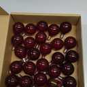 RetroGlo Satin Red G40 LED Globe Bulbs 25-Pack, Frosted Glass, E12 Candelabra Base, 30,000 Hour Life, Indoor/Outdoor Rated