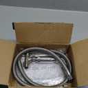 Replacement 304 Stainless Steel Bypass Valve Kit for Instant Hot Water Recirculation System, Includes Valve & 2 x 20 in PEX Supply Lines for Potable Water & Adapters & Teflon Tape