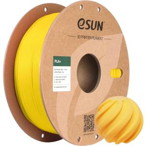 eSUN PLA+ Filament 1.75mm, 3D Printer Filament PLA Plus, Dimensional Accuracy +/- 0.03mm, 1KG Spool (2.2 LBS) 3D Printing Filament for 3D Printers, Yellow