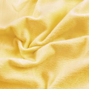 Entisn Minky Fabric by The Yard, 1 Yard x 60 Inch Wide Pre-Cut Minky Fleece Fabric Yellow Cuddle Minky Fabric, Soft Plush Fabric Solid Minky for Blanket, Pillow Cover, Scarf, Sewing