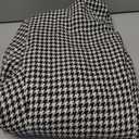 Mens Houndstooth Blazer Suit Slim Fit for Wedding Prom Party (Black, XXXL)