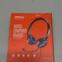 Mpow 071 USB Headset/ 3.5mm Computer Headset with Microphone Noise Cancelling, Lightweight PC Headset Wired Headphones, Business Headset for Skype, Webinar, Phone, Call Center