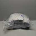 Joyreap 3 Pieces Microfiber Quilt Set, Botanical Blue Leaves on Light Gray Reversible Design, Bedspread Bed Cover for All Season, 1 Quilt and 2 Pillow Shams (Full/Queen, 90x90 inches)