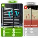 Metal Air Conditioner Fence 1 Panel, No-Dig Privacy Screen Enclosure Kit