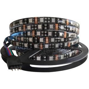 5M Black PCB 5050 RGB LED Strip Waterproof IP65 300 SMD Black PCB Board DC 12V Flexible Light (RGB (Red, Green, Blue))
