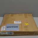 Small Side Table Round for Small Spaces Indoor Outdoor, Mini End Table Metal, 2 Tier Plant Stand Foldable, Bedside Table for Living Room, Bed Side, Sofa Side, Patio, Night Stand 20.5'' Tall, Black