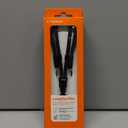 TORRAS Phone Lanyard Crossbody with 2 Phone Tabs, Adjustable Anti Theft Phone Strap for All Phones, Premium Metal Buckles, Skin-Friendly, Universal Cell Phone Neck lanyard for Travel Essentials, Black