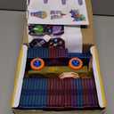 MSKOLER 80 PCS Magnetism Blocks Tiles for Kids Ages 3 4 5 6 7 8+, Building Set for Toddlers 3-5 4-8, Stacking Blocks, Educational Construction Toy for Boys and Girls, Creative Play Birthday Gifts 2-4