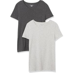 Women's Regular-Fit Short-Sleeve T-Shirt, Multipacks (Large)