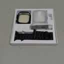 WJK Metal Band Compatible with Apple Watch Bands 49mm For Men Women, Stainless Steel Replacement Strap with 2 Pack Case Screen Protector Compatible for iWatch Series Ultra 3/2/1, Midnight Blue