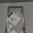 License Plate Frames, Indeed BUY 2 Pcs 4 Holes Slim Stainless Steel Polish Mirror License Plate Frame and Chrome Screw Caps