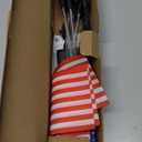 4th of July Decorations Outdoor American Flag Lights, 6-Pack Red White and Blue Solar Stars Lights with 6 USA Flags & 30LED,Bright Patriotic Pathway Lights for Memorial Day Yard Lawn Decor
